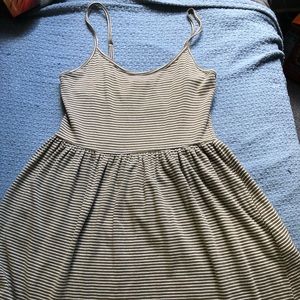 Striped Spaghetti Strap Dress